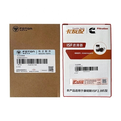 3.3L Foton Aumark LF17356 5266016 Φίλτρο ελαίου για κινητήρα Cummins Εύκολο και ανθεκτικό